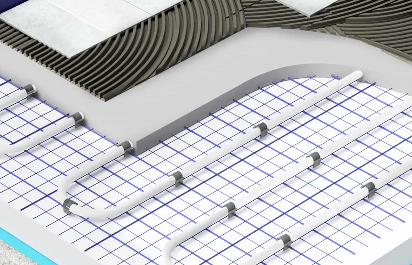 chauffage au sol sous chape