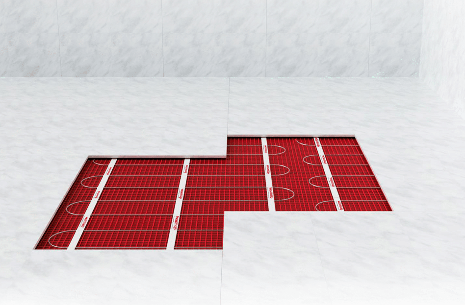 l’installation d’un chauffage au sol électrique