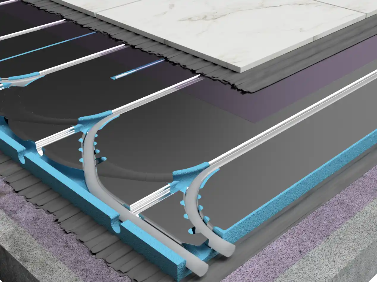 Plancher chauffant mince