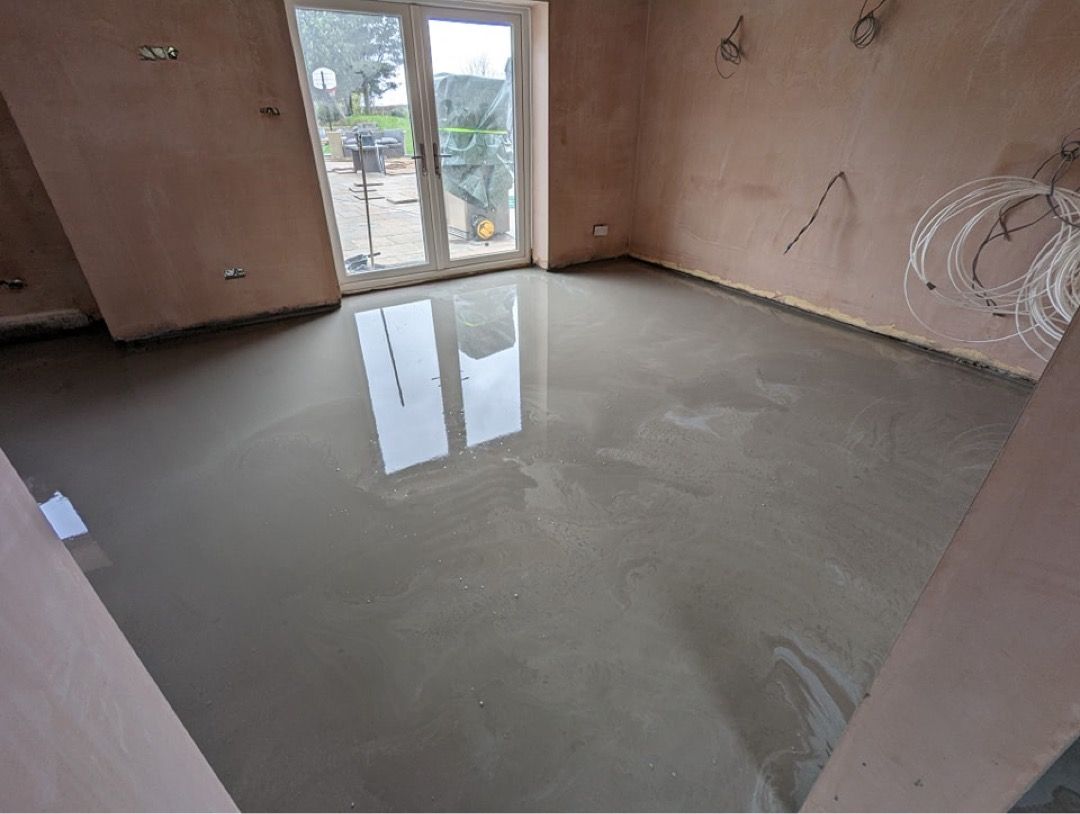 Ragréage sur plancher chauffant