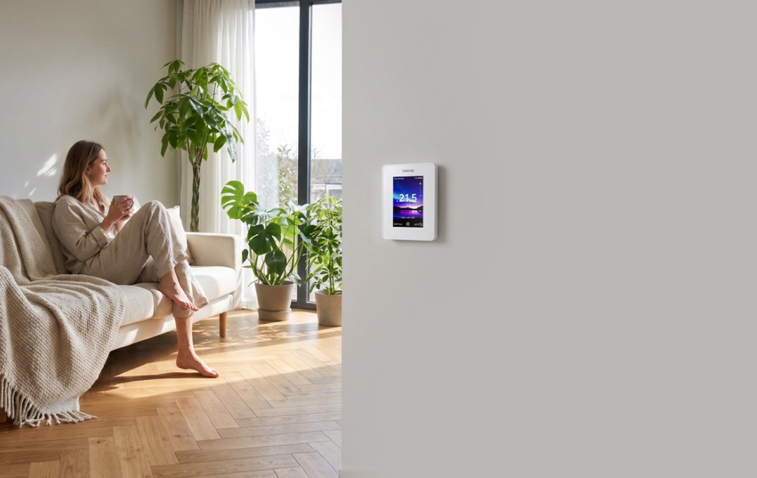Le chauffage au sol est économe en énergie.
