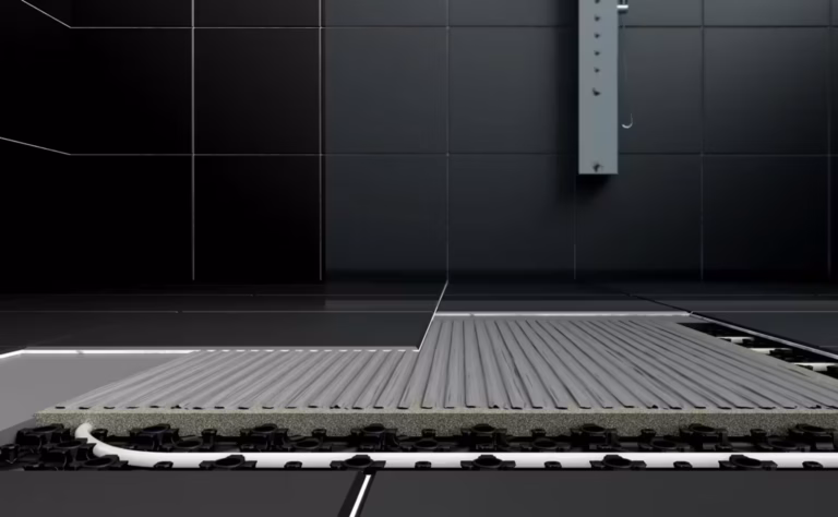 Image d’une maison avec plancher chauffant Nexxa-12 installé