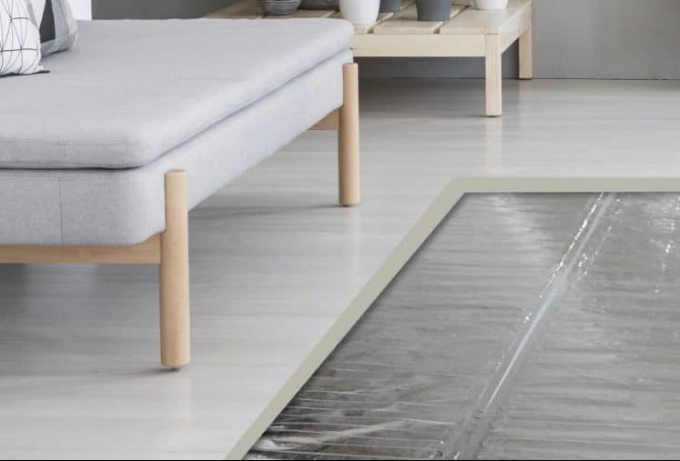plancher chauffant parquet flottant