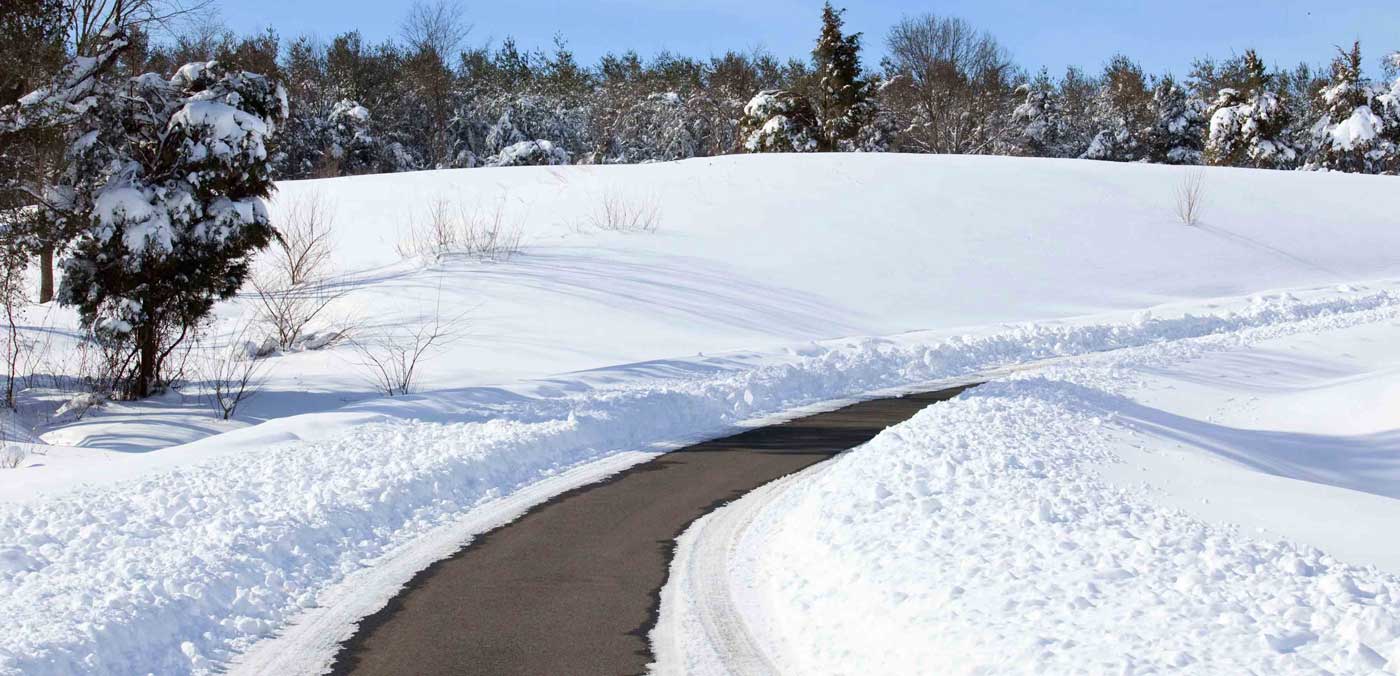 solution exterieures allée neige