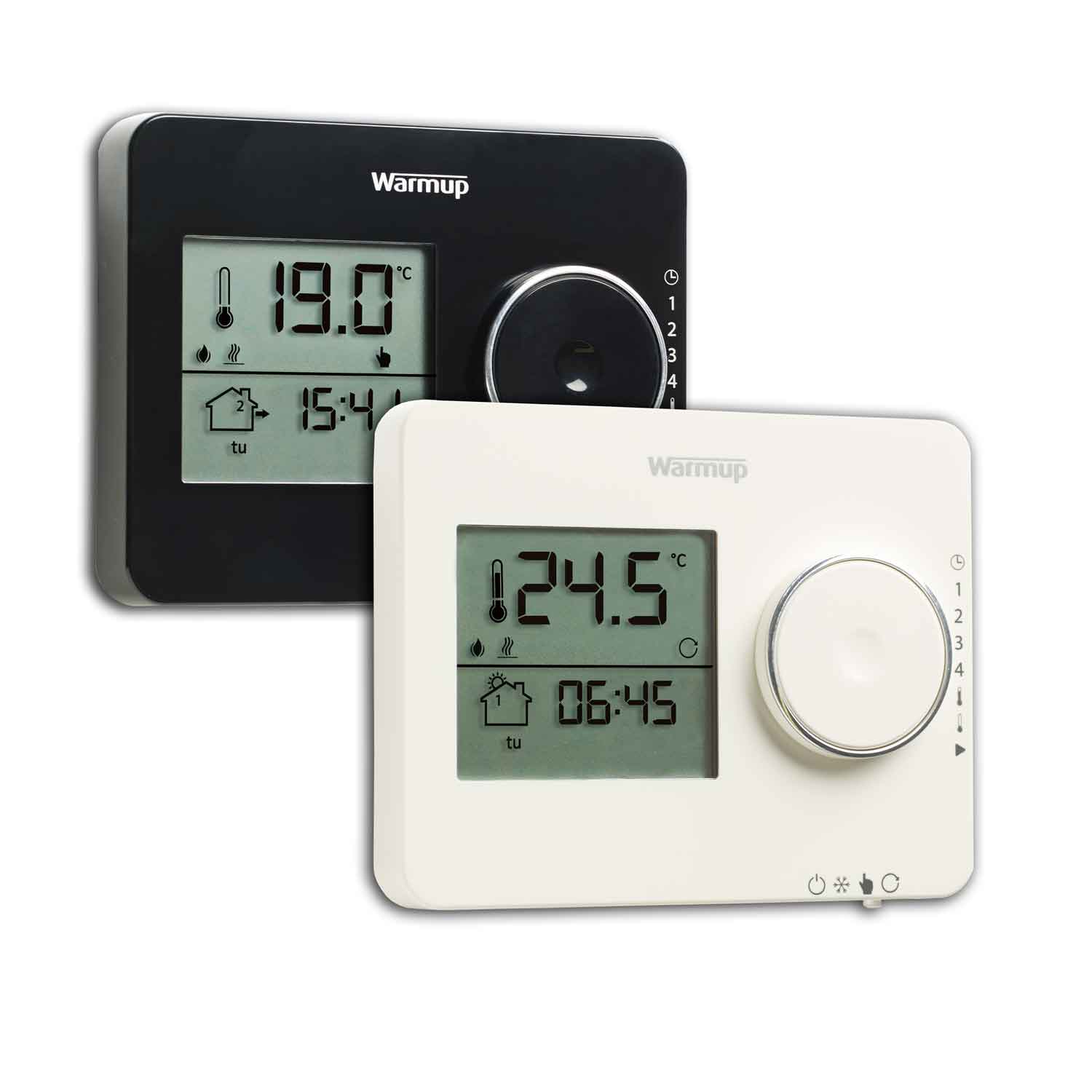 Thermostat Tempo Noir et Blanc