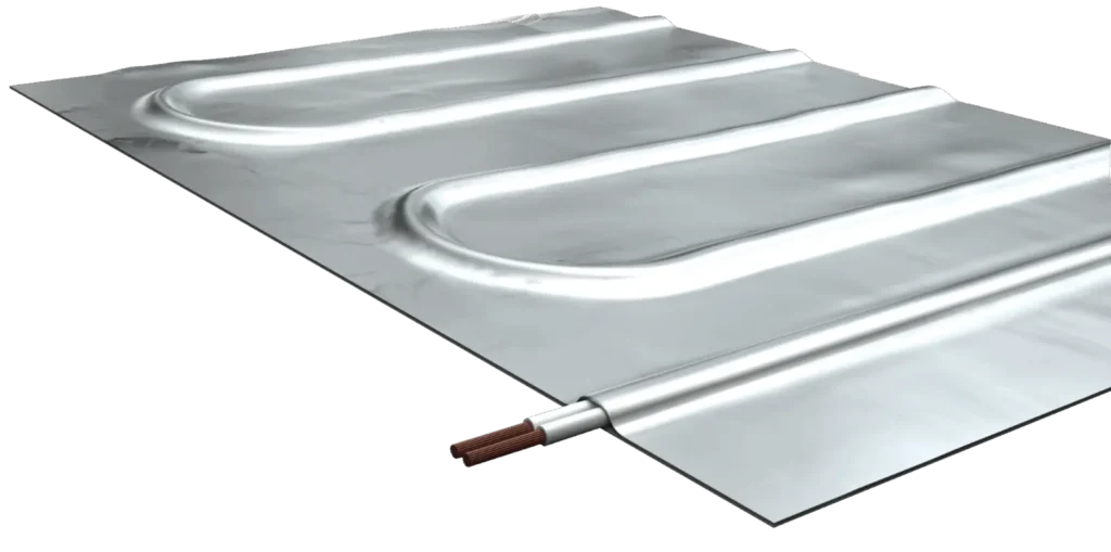 trame chauffante aluminium